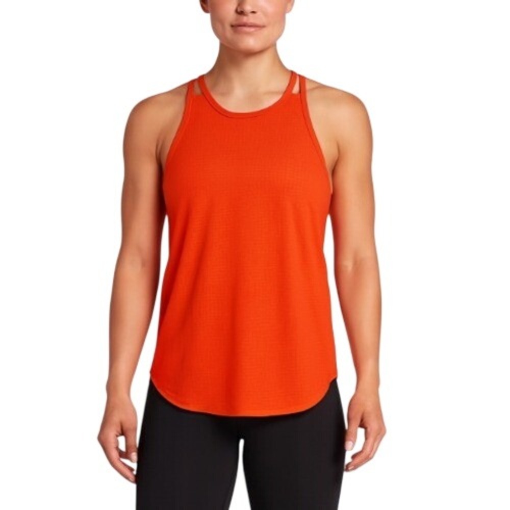 Athleta Women's Orange Athletic‎ Racerback Tank Top Size XS